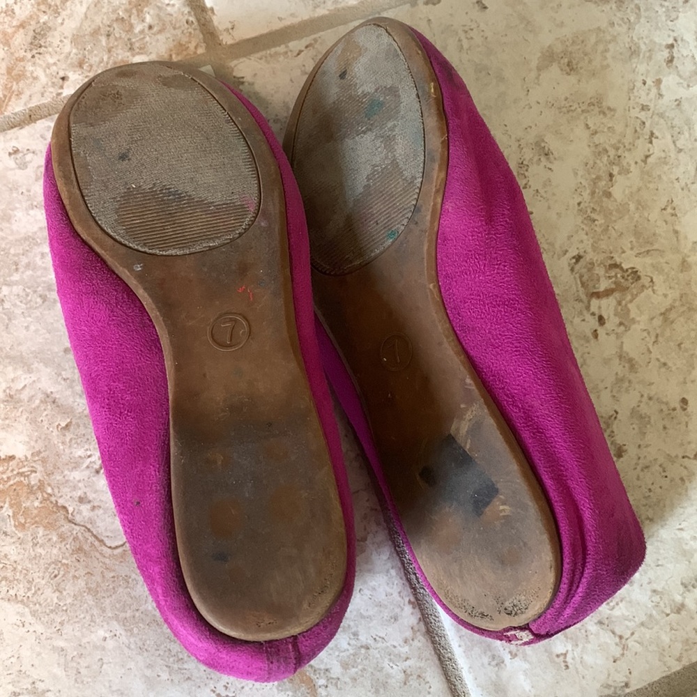 Mossimo Pink Magenta Bling Jewel Rhinestone Flats - Picture 4 of 4